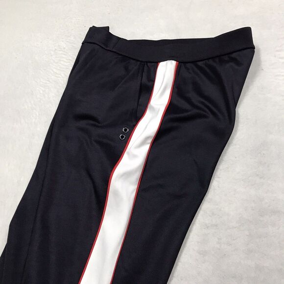 NWT RON DORFF Track Pants Men M (32x32) Navy Blue White Racing Stripe Zip Fly - Picture 7 of 16